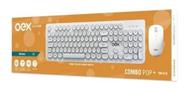 Combo wireless teclado e mouse pop+ tm410 branco 48.7216 oex