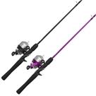 Combos de vara e molinete de pesca Zebco 33 Spincast, pacote com 2, 5,6 pés