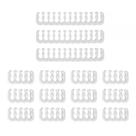 Combs Separadores de Cabo Sleeved Branco 8 Pinos 4+4 e 6+2