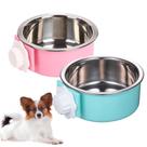 Comedero de acero inoxidable desmontable kathson para jaula de perros Comedero de acero inoxidable desmontable kathson para jaula de perros