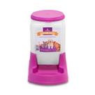 Comedouro Alvorada Prático Auto Rosa para Cães e Gatos 3,0l Comedouro Alvorada Prático Auto Rosa para Cães e Gatos 3,0l