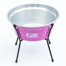 Comedouro Aramado Simples Pequeno Rosa - Nf Pet Comedouro Aramado Simples Pequeno Rosa - Nf Pet