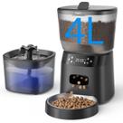 Comedouro Automático para Gatos CORGOTE 4L Dispensador de Ração com Fonte 2L Comedouro Automático para Gatos CORGOTE 4L Dispensador de Ração com Fonte 2L