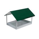 Comedouro aves 30x18x25cm form.casa ouro