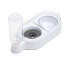 Comedouro Bebedouro Duplo Cachorro Gato Bebedouro Automático Antirrespingo Tigela Ração Água Pet 500
