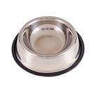 Comedouro / bebedouro inox com pé antiderrapante 1l 5,5x26cm Comedouro / bebedouro inox com pé antiderrapante 1l 5,5x26cm