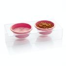 Comedouro Bebedouro para Pet Doméstico - Gato e Cachorro - Acrílico Transparente