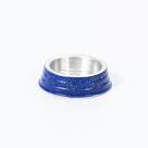 Comedouro Bebedouro Pesado de Alumínio para Cães e Gatos NF Pet Cor Azul
