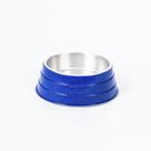 Comedouro Bebedouro Pesado de Alumínio para Cães e Gatos NF Pet Cor Azul