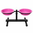 Comedouro Bebedouro Pet Duplo Elevado Para Cães e Gatos Médio Porte com 2 Tigelas Removíveis em Casa Comedouro Bebedouro Pet Duplo Elevado Para Cães e Gatos Médio Porte com 2 Tigelas Removíveis em Casa