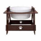 Comedouro Bebedouro Porcelana 330ml Suporte Cachorro Gato
