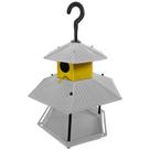 Comedouro com casa para pássaros - Plástico reciclado