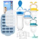 Comedouro de comida para bebês WAJIAYON, bandeja congeladora de silicone, conjunto de 3 unidades