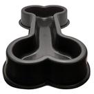 Comedouro de Plástico Osso 500ml - Preto Comedouro de Plástico Osso 500ml - Preto
