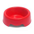 Comedouro de Plástico para Cães São Benedito Pet Vermelho - Tamanho 3
