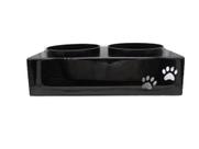 Comedouro duplo cães gatos potes 400ml pequeno porte Comedouro duplo cães gatos potes 400ml pequeno porte