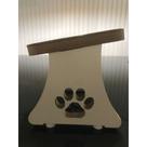 Comedouro duplo elevado para gatos e cachorros tigela em inox anti-vômito envio imediato