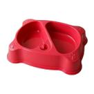 Comedouro Duplo Garrafa Adulto 1200mL Mypetone - Vermelho