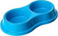 Comedouro Duplo Peq para Cães (cores sortidas)