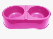 Comedouro E Bebedouro Duplo Para Pet Cachorro Gato 360 Ml - Pet Toys