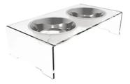 Comedouro e Bebedouro duplo para Pets Grande Porte