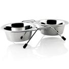 Comedouro e bebedouro inox
