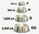 Comedouro e Bebedouro Polido de Aluminio para Caes e Gatos