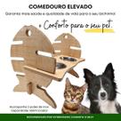 Comedouro e Bebedouro Regulável para GATOS Duplo