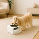 Comedouro e bebedouro Uno elevado bem-estar e estilo para o seu pet Focinhos Design