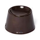 Comedouro Elevado Cães Pequenos Cerâmica Rr4Pets Marrom