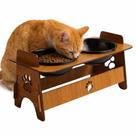 Comedouro Elevado Para Gato e Cachorro Com 1 Tigela e 2 Tigelas MDF kit com 2 unidades Comedouro Elevado Para Gato e Cachorro Com 1 Tigela e 2 Tigelas MDF kit com 2 unidades