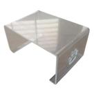 Comedouro Elevado Pet Acrílico Cachorro Gato Ergonômico 20X15X10CM