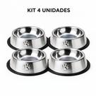 Comedouro Inox Antiderrapante 800ml para Cães e Gatos Bebedouro Pet Comedouro Inox Antiderrapante 800ml para Cães e Gatos Bebedouro Pet