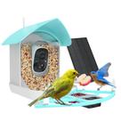 Comedouro Inteligente para Pássaros Gyozol com Câmera IA Solar WiFi 2K HD