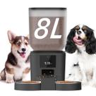 Comedouro Inteligente Pet Duplo Cães e Gatos 8L Alimentador Dispensador Automático de Ração Com Wifi APP Tuya Newpet