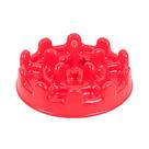 Comedouro Lento e Funcional Pet Games PetFit Vermelho para Cães e Gatos - 27cm de Diâmetro
