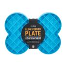 Comedouro Lento Lickimat Slow Feeder Azul Para Cachorro Médio