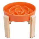 Comedouro Lento para Cães PTOBER Cerâmica 22cm com Suporte de Bambu Comedouro Lento para Cães PTOBER Cerâmica 22cm com Suporte de Bambu