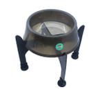 Comedouro Lilopety Kit Super- Suporte Color M - Preto c/ base Preto