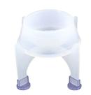 Comedouro Lilopety Kit Super- Suporte Color P - Branco c/ suporte preto