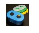 Comedouro Médio 2 Furos InjetFour - Diversas cores - Azul Comedouro Médio 2 Furos InjetFour - Diversas cores - Azul