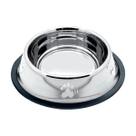 Comedouro Médio Pet Tigela Aço Inox com Base Antiderrapante