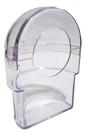 Comedouro Meia Lua Animalplast 60ml - Cristal -12 Und.