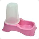 Comedouro ou Bebedouro Automático Dupla Função Rosa