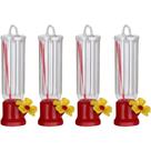 Comedouro para Beija-flores VIMOA Mini 4 Unidades 68 ml Plástico Comedouro para Beija-flores VIMOA Mini 4 Unidades 68 ml Plástico