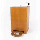Comedouro para Gato e Cachorro com Dispenser de Ração 15kg Tigela Inox Elevada 3,5cm