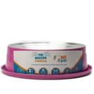 Comedouro Para Gatos Antiformiga Mr. Bigode Família Rosa NF Pet