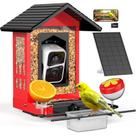 Comedouro para Pássaros birdsnap APS de Metal com Câmera Solar e Cartão de 32 GB