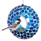 Comedouro para Pássaros Sunnydaze Decor em Vidro Mosaico Azul de 6 Polegadas Comedouro para Pássaros Sunnydaze Decor em Vidro Mosaico Azul de 6 Polegadas