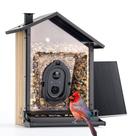 Comedouro para Pássaros TT Nature à Prova de Esquilos, Solar, 3,2 L, com Câmera